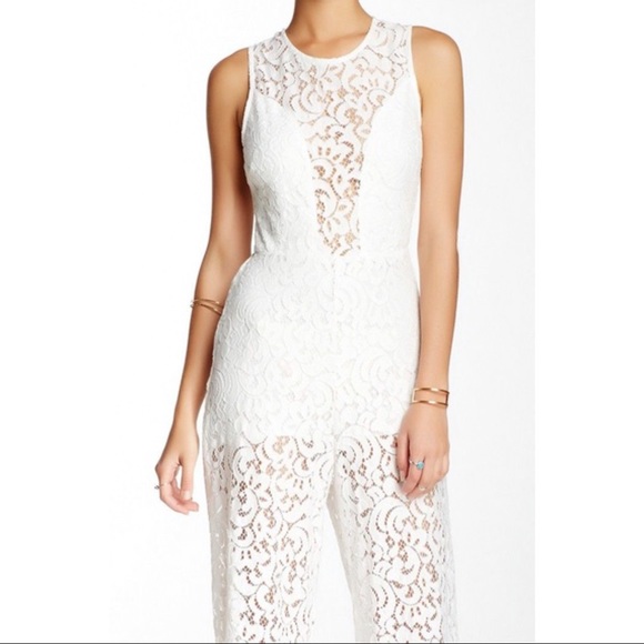 NWOT* WHYTE EYELASH - Starry Night Lace Jumpsuit - Picture 2 of 16